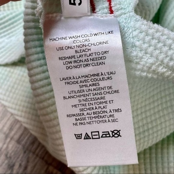 BDG Urban Outfitters Tie Die Waffle Knot Tank Top Light Blue Women’s Small* NWT - Picture 7 of 10